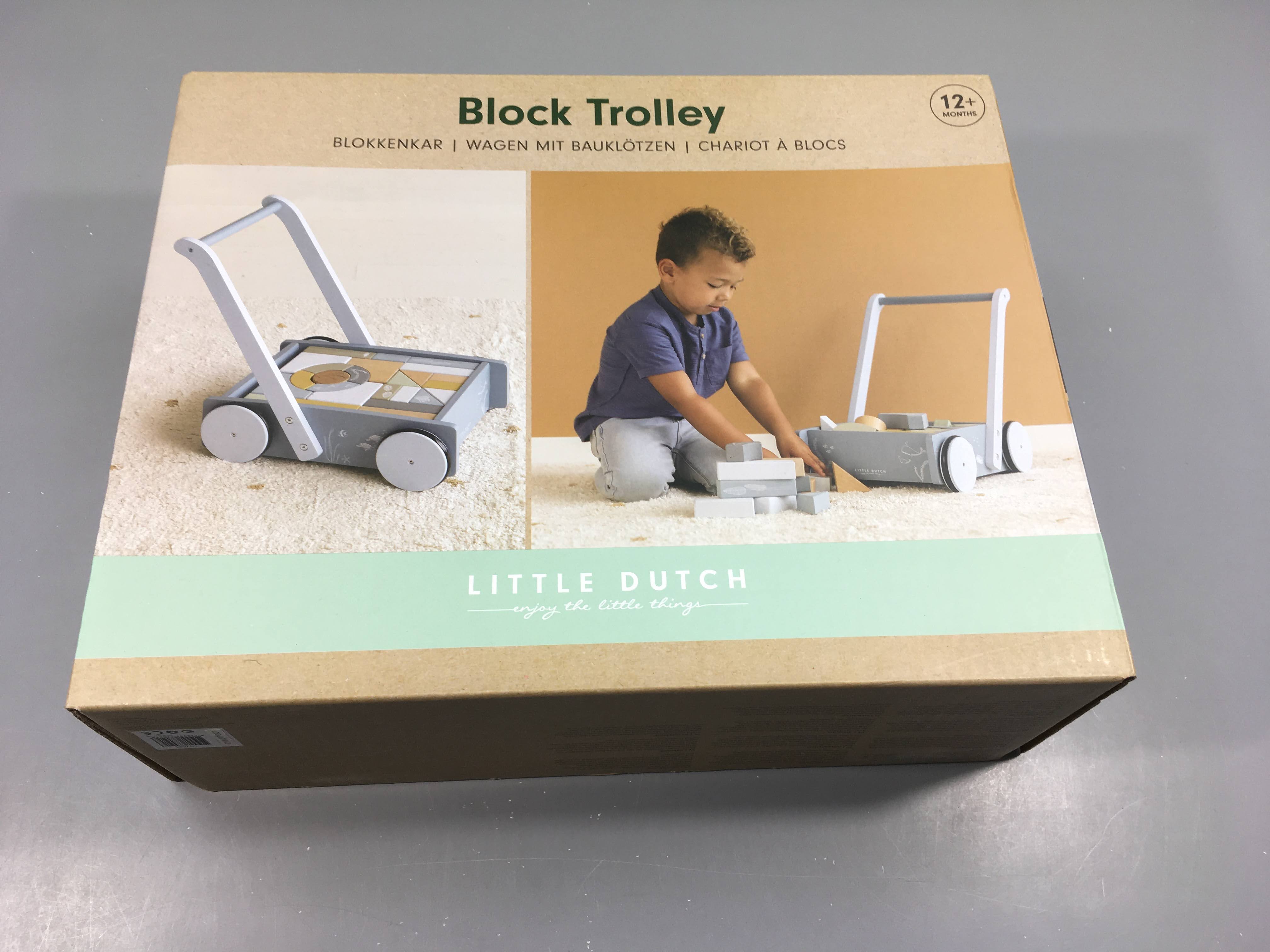 Chariot à blocs, Little Dutch, +12m