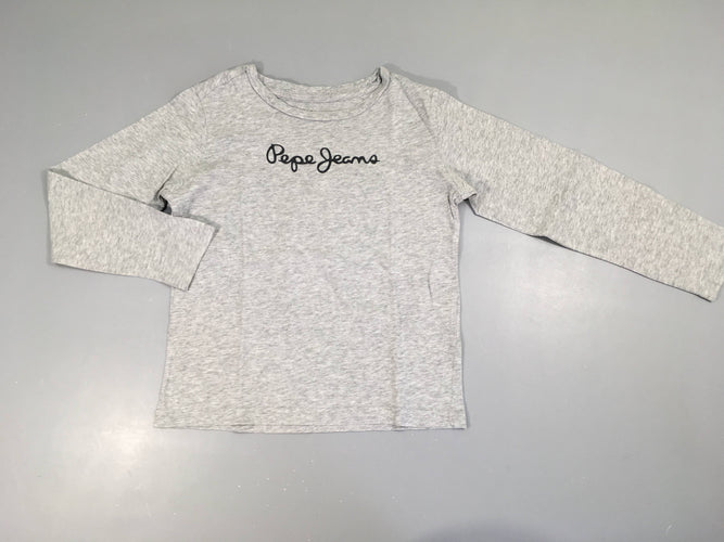 T-shirt m.l gris chiné Pepe Jeans, moins cher chez Petit Kiwi