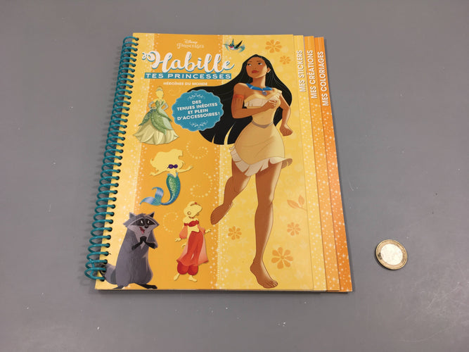 Habille tes princesse, stickers, moins cher chez Petit Kiwi