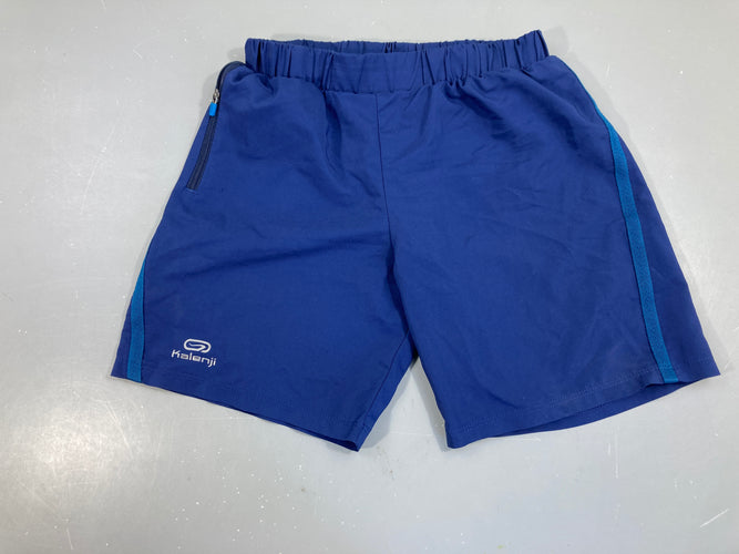 Short de sport bleu Kalenji, moins cher chez Petit Kiwi
