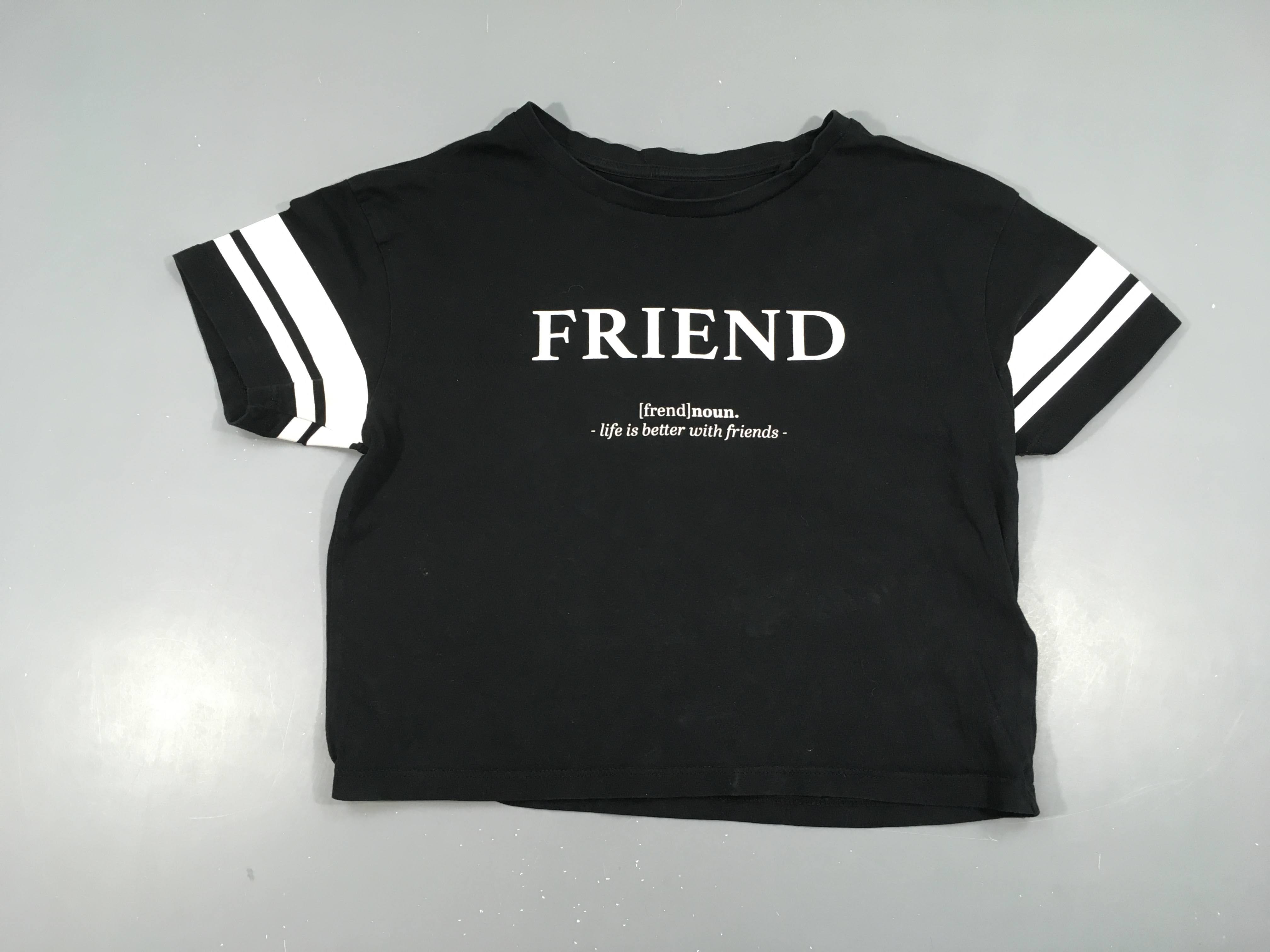 T-shirt m.c noir Friend