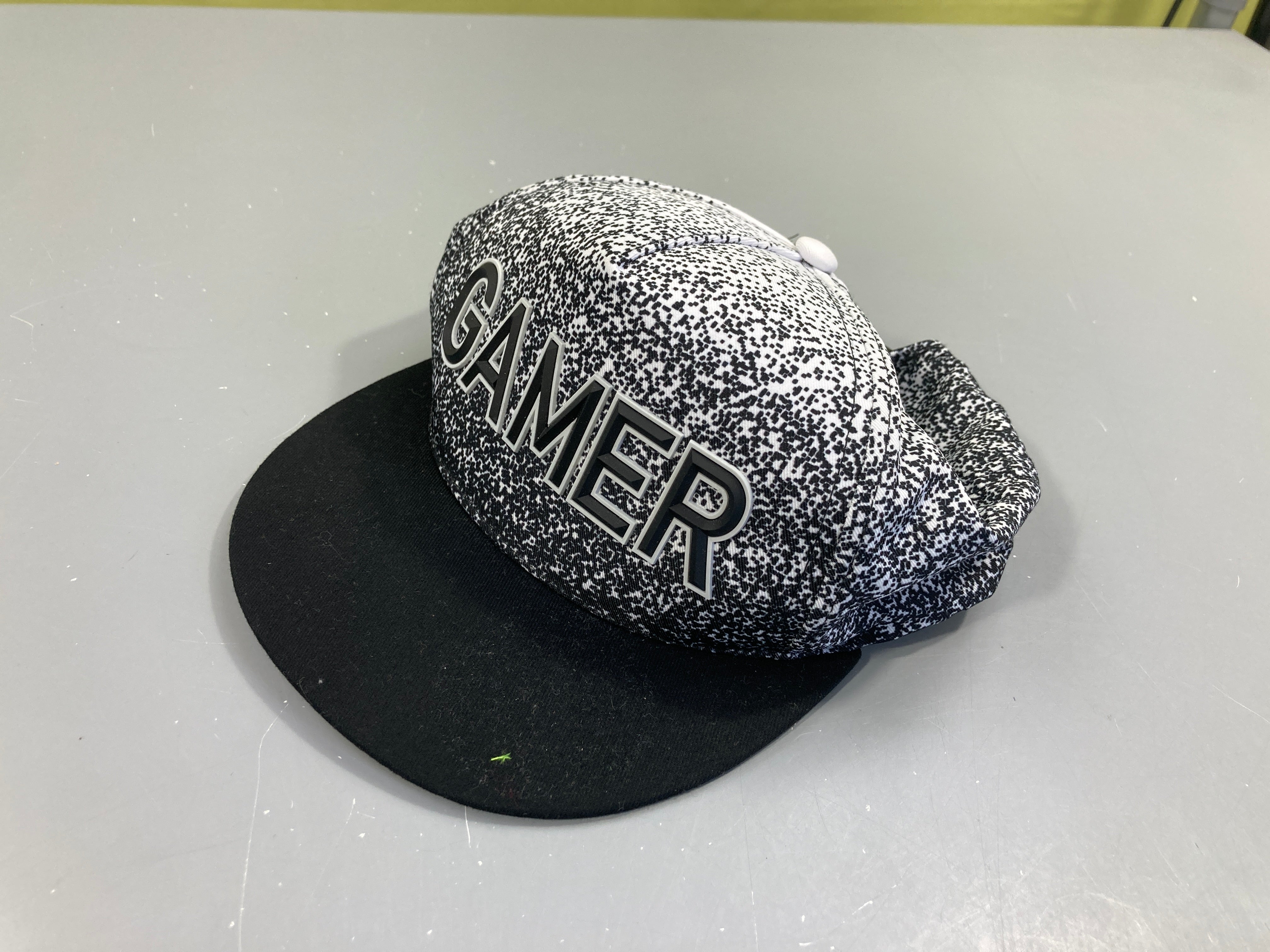 Casquette blanc-noir Gamer 128-152cm