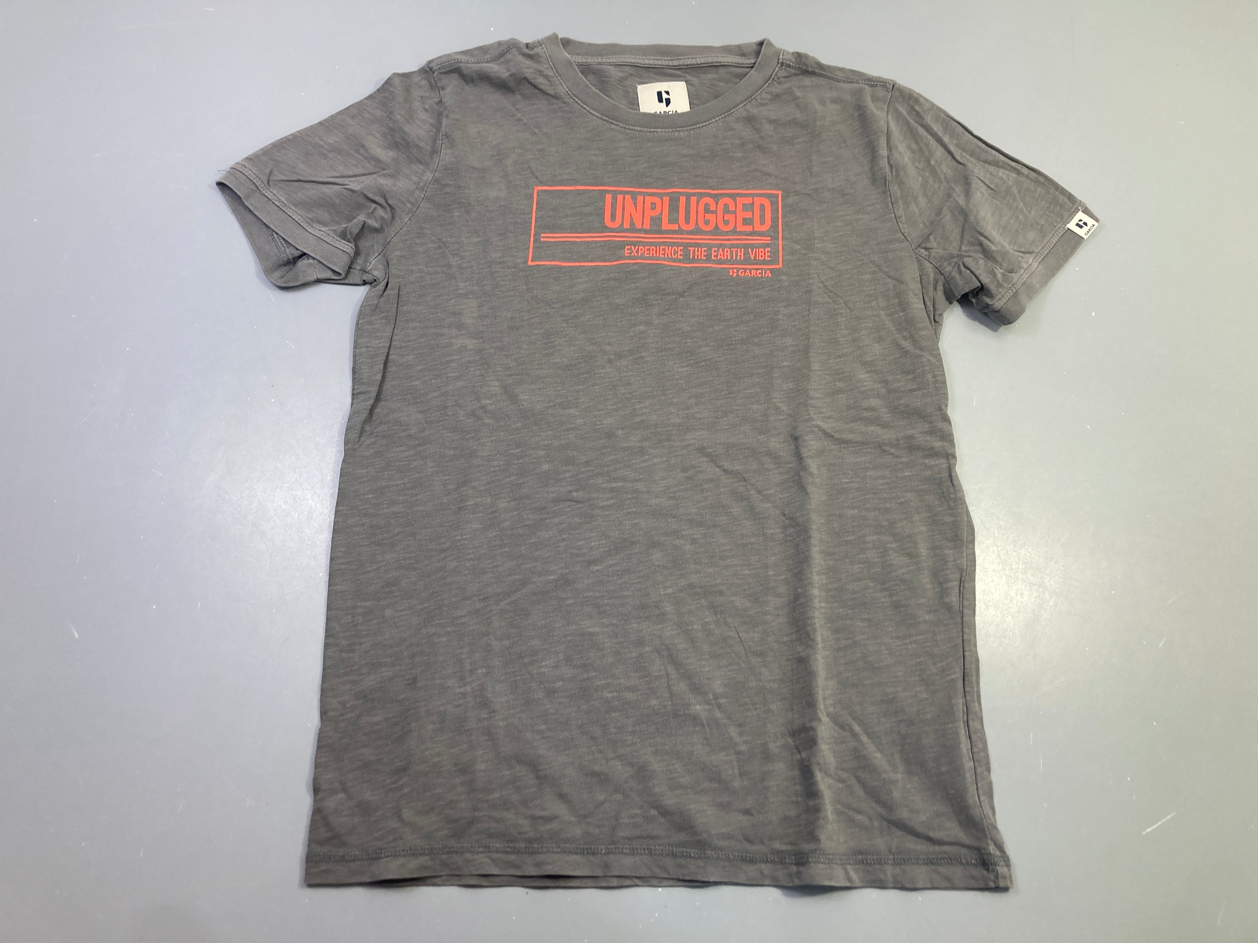 T-shirt m.c gris anthracite Unplugged, Garcia