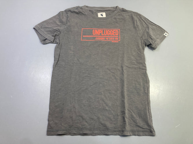 T-shirt m.c gris anthracite Unplugged, Garcia, moins cher chez Petit Kiwi