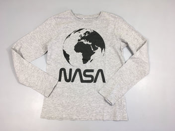 T-shirt m.l gris chiné terre nasa