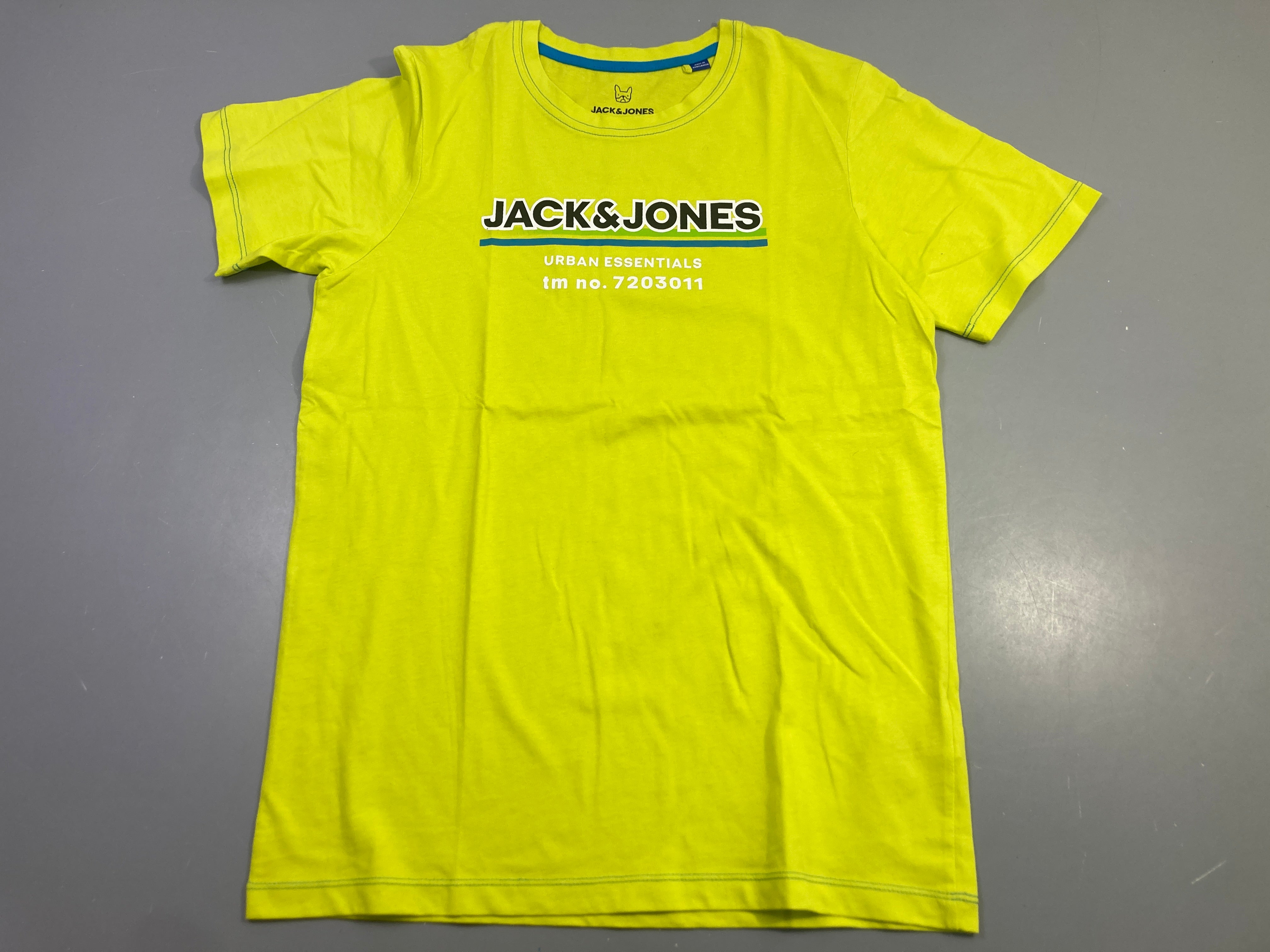 T-shirt m.c jaune fluo URobean Essentials