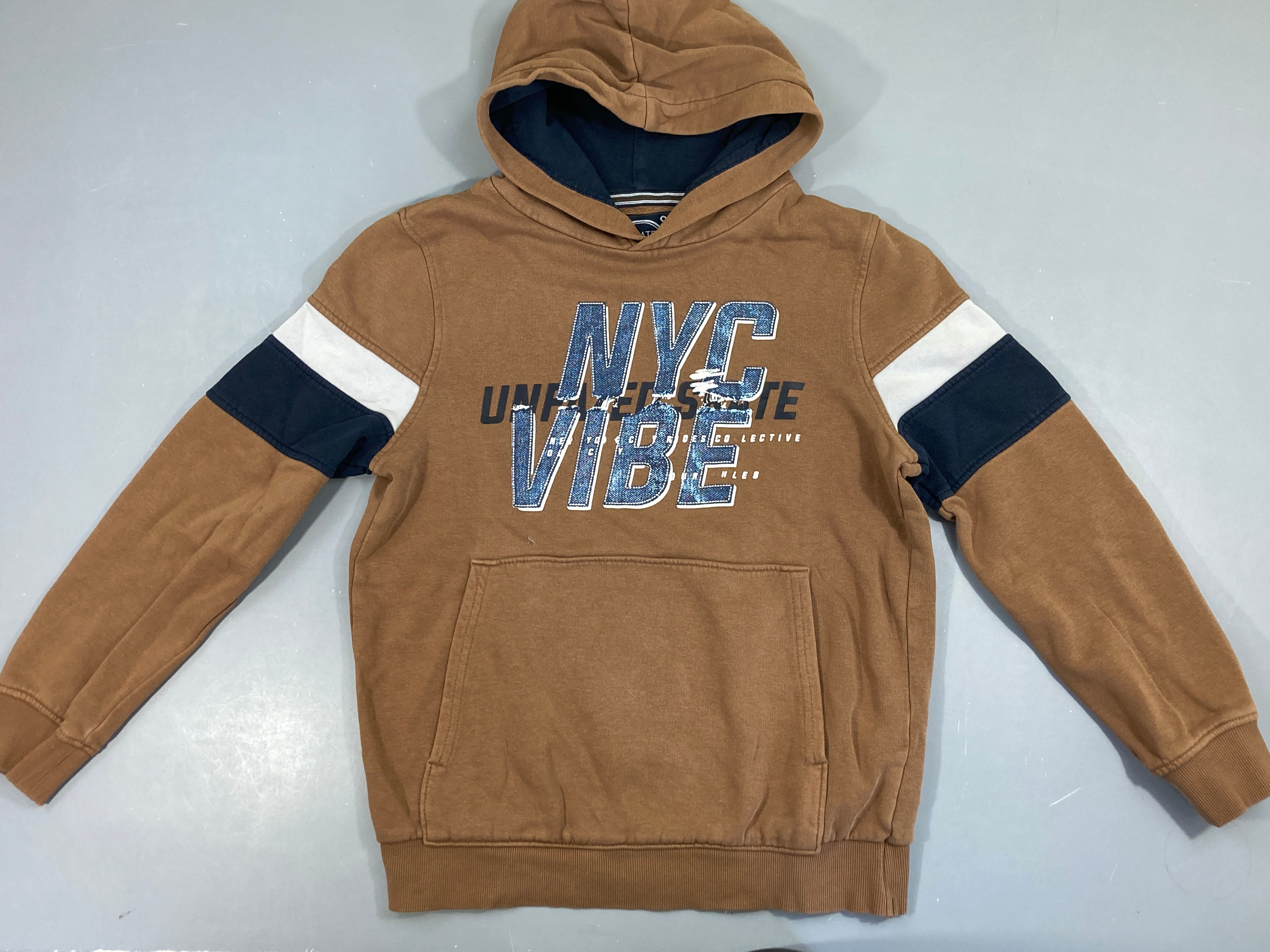 Sweat à capuche brun NYC VIBE