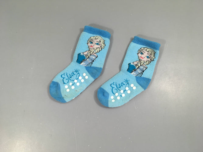 Chaussettes Reine des neiges antidérapantes Boulochées, moins cher chez Petit Kiwi