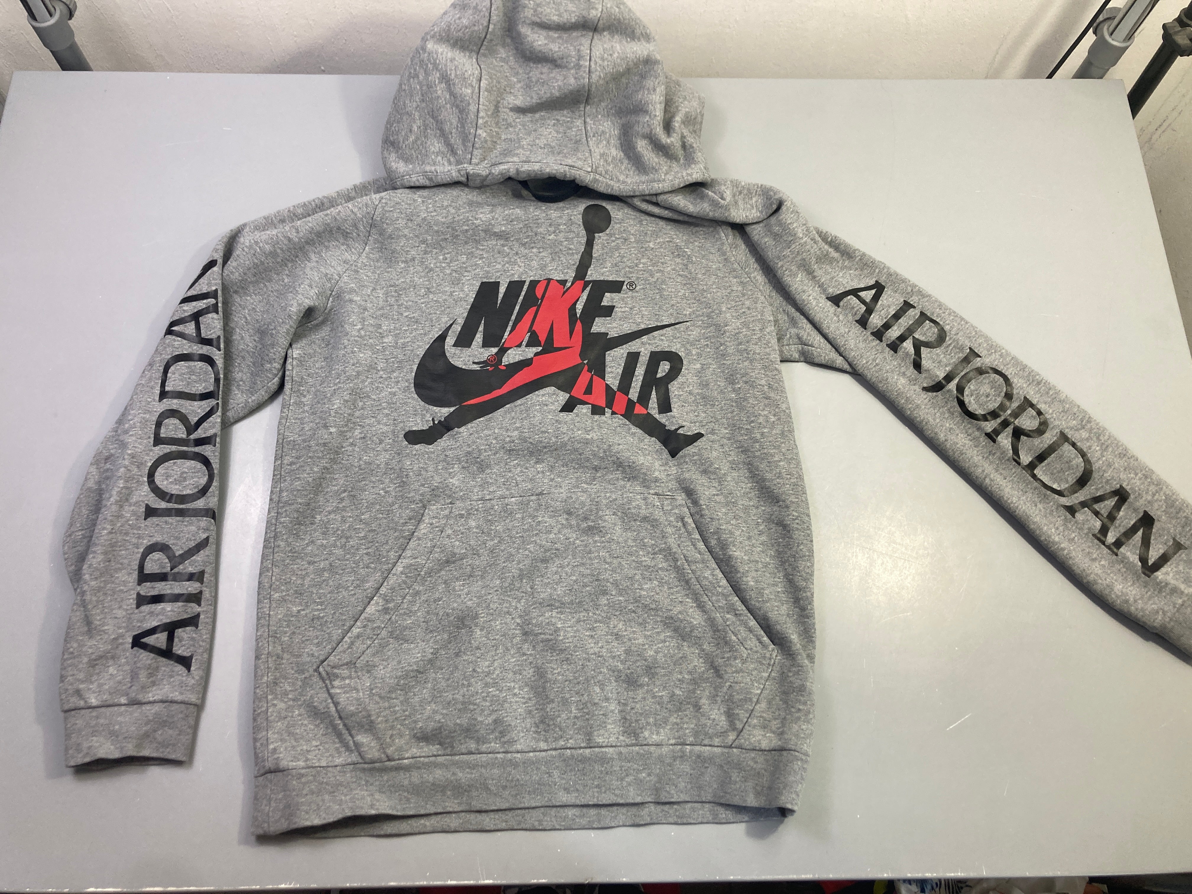 Sweat à capuche gris chiné Air Jordan