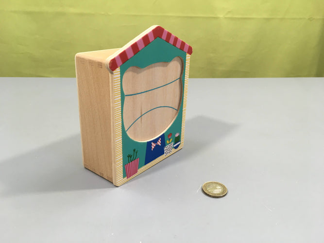 Boîte à puzzle têtes d'animaux en bois 18pcs +2a Complet, moins cher chez Petit Kiwi