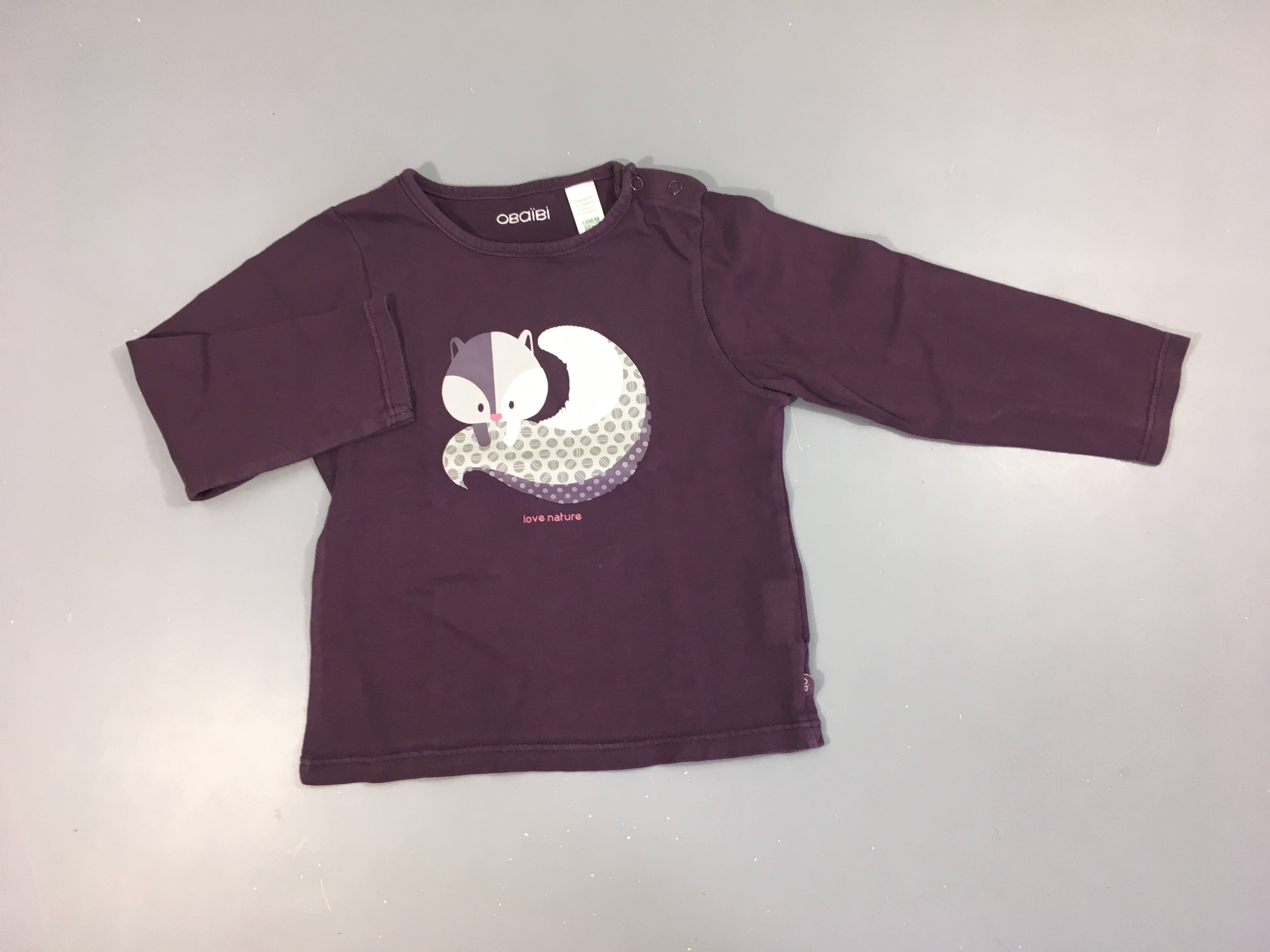 T-shirt ml prune écureuil