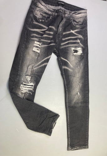 Jeans noir effet déchiré, Ikao Paris, 32, moins cher chez Petit Kiwi