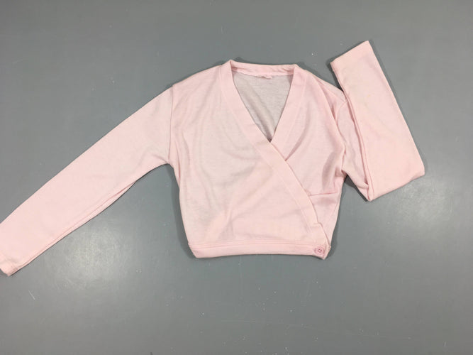 Gilet de danse rose clair Légèrement bouloché-Légère tache arrière manche Taille estimée, moins cher chez Petit Kiwi