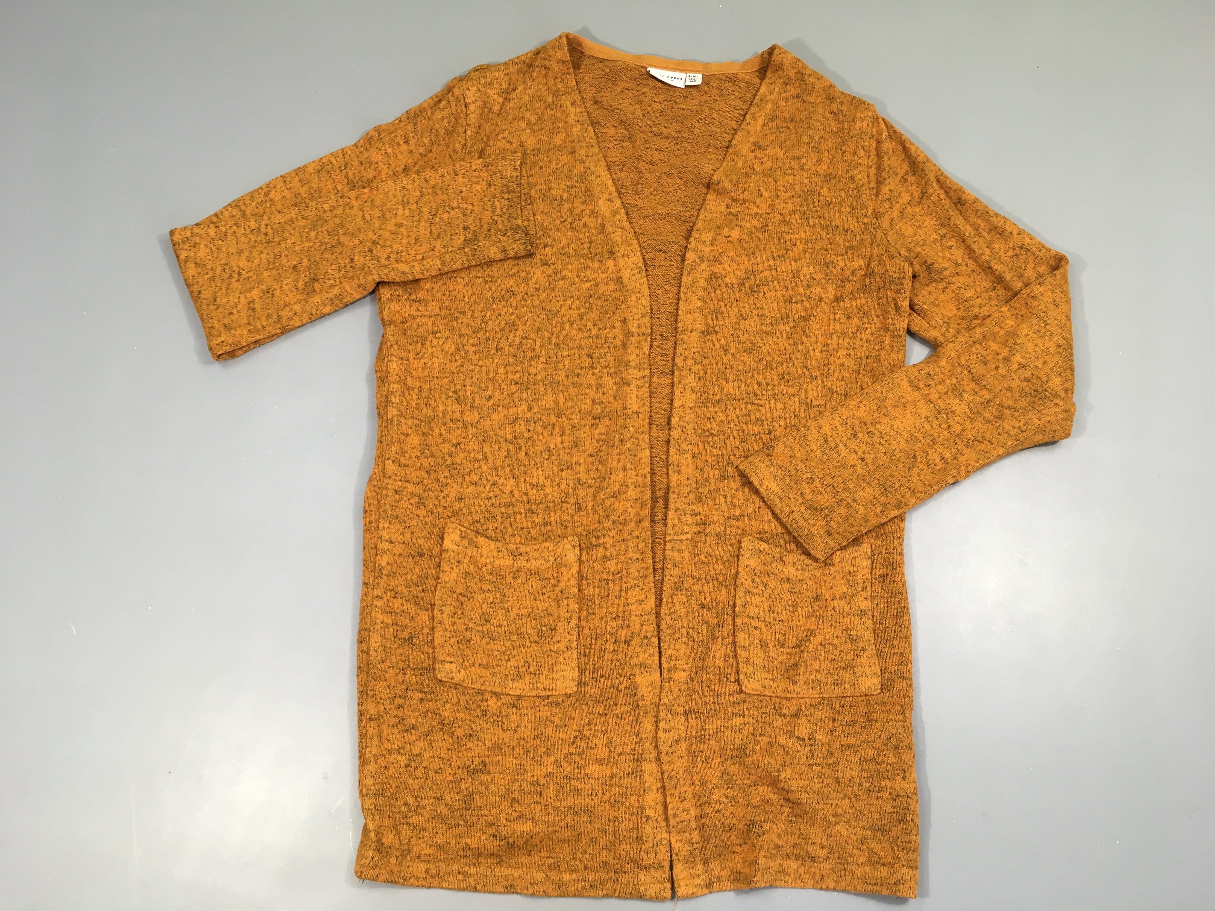 Gilet moutarde chiné