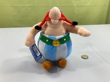Neuf-Figurine peluche Obelix Hteur-20cm