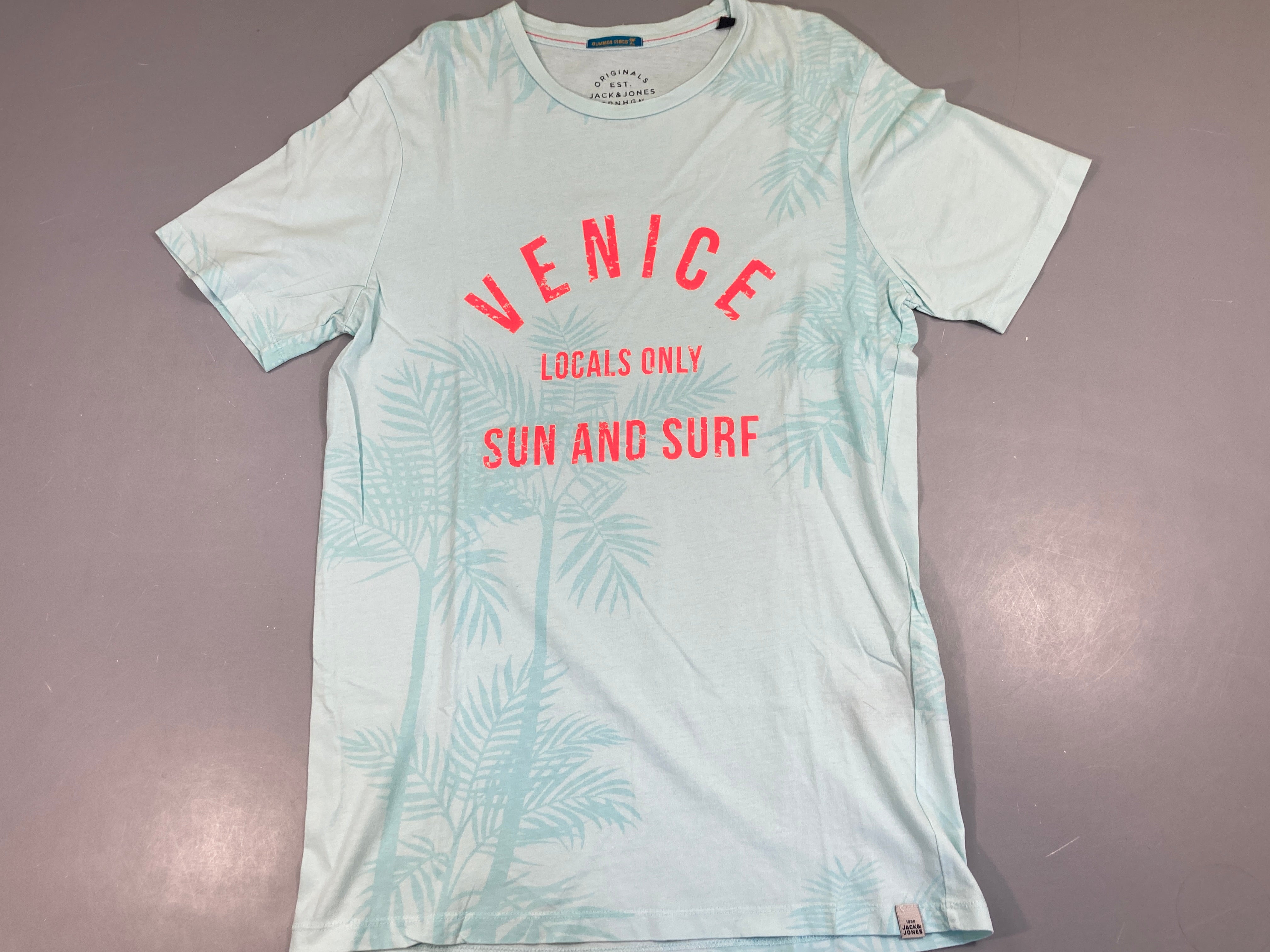 T-shirt m.c bleu clair Venice