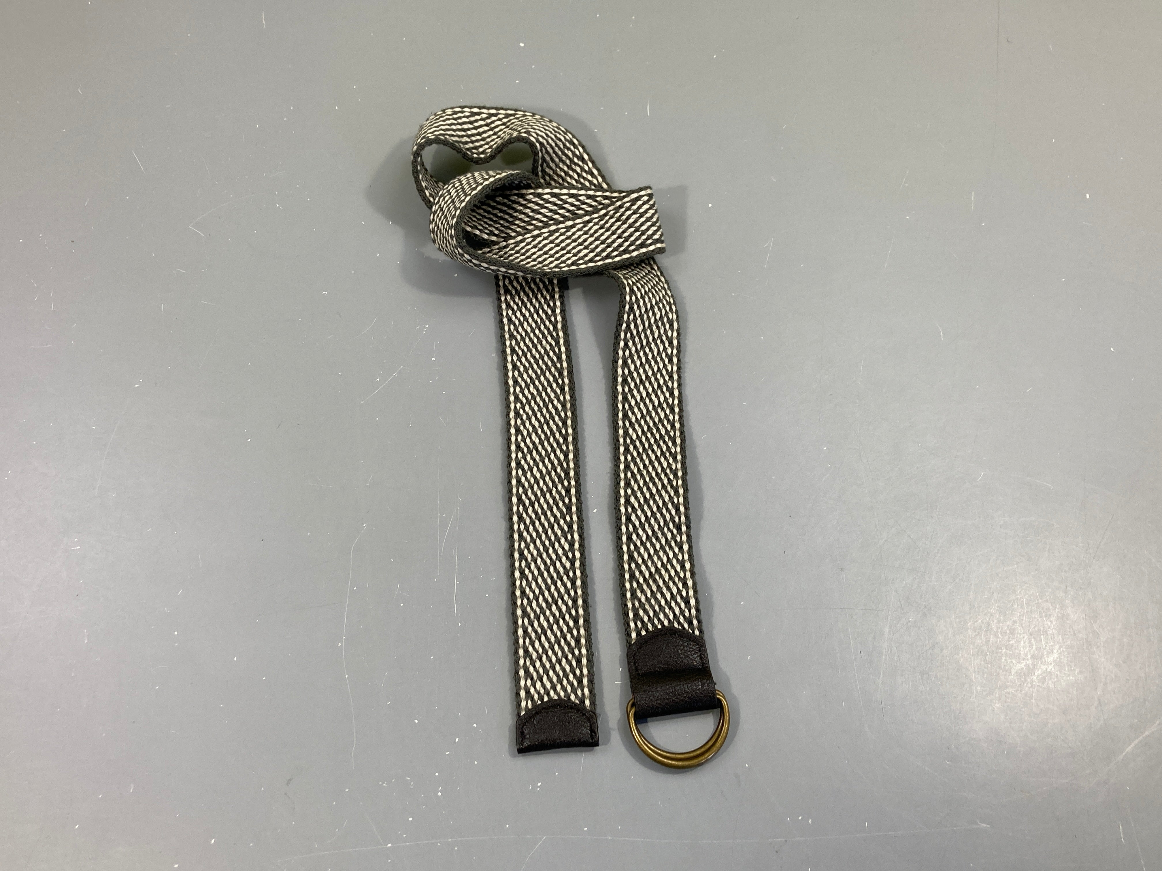 Ceinture textile beige-taupe
