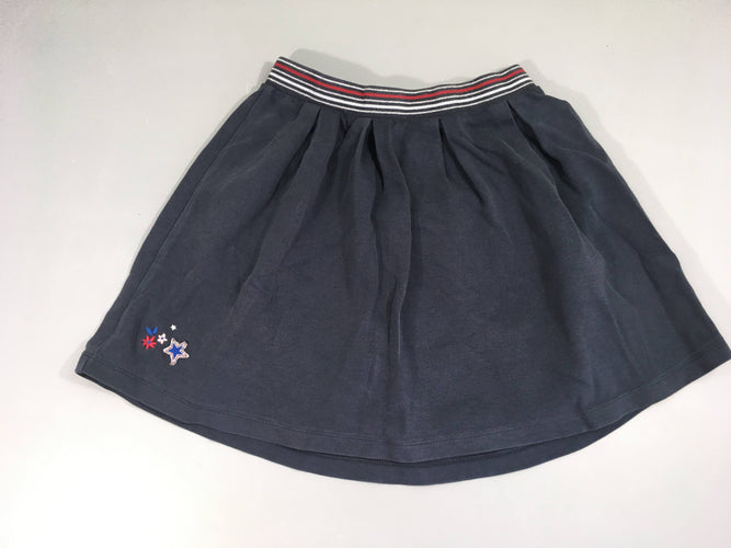 Jupe bf ceinture ry rouge-banc fleurs, moins cher chez Petit Kiwi