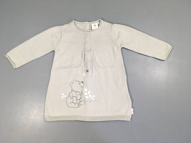 Robe ml grise, moins cher chez Petit Kiwi