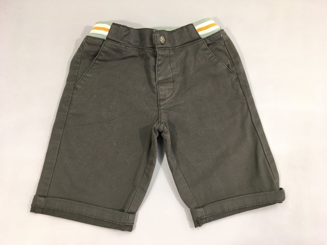 NEUF Bermuda gris foncé revers, moins cher chez Petit Kiwi