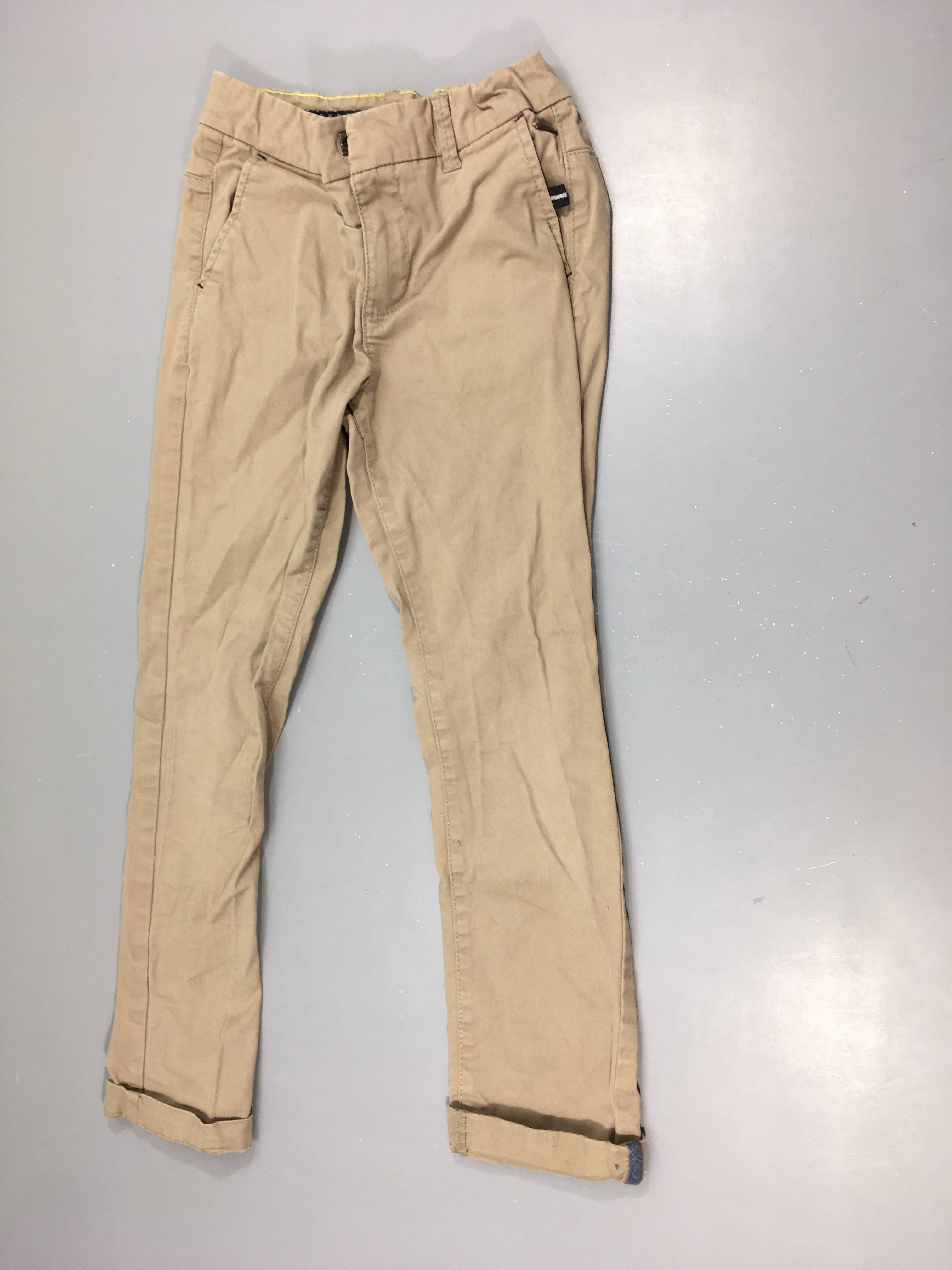 Pantalon chino beige