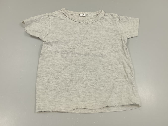 T-shirt m.c gris clair flammé, moins cher chez Petit Kiwi