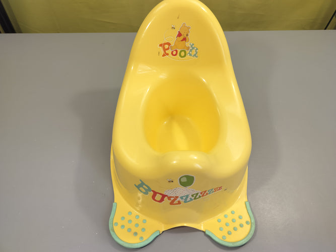 Pot bébé jaune, Winnie l'ourson., moins cher chez Petit Kiwi