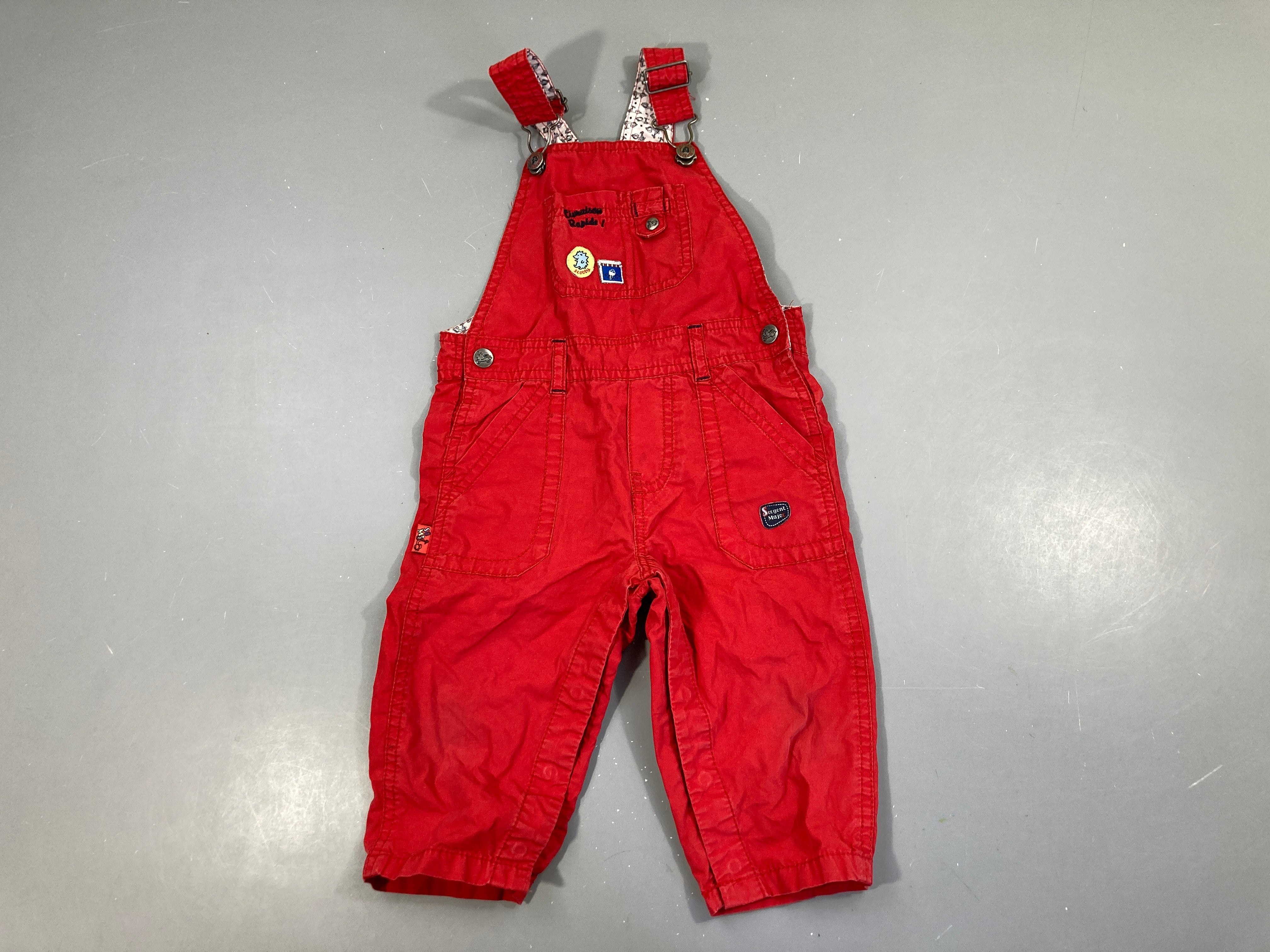 Salopette rouge Rapide