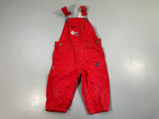 Salopette rouge Rapide, moins cher chez Petit Kiwi