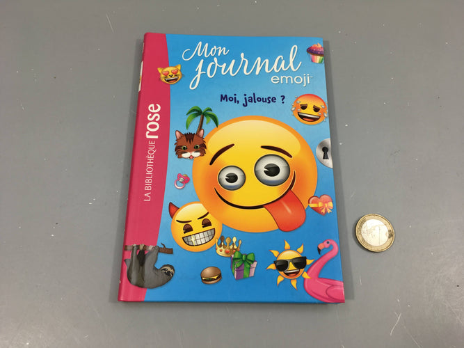 Moi, jalouse? Mon journal emoji, La bibliothèque rose, moins cher chez Petit Kiwi