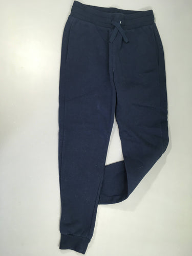 Pantalon de training molleton bleu, moins cher chez Petit Kiwi
