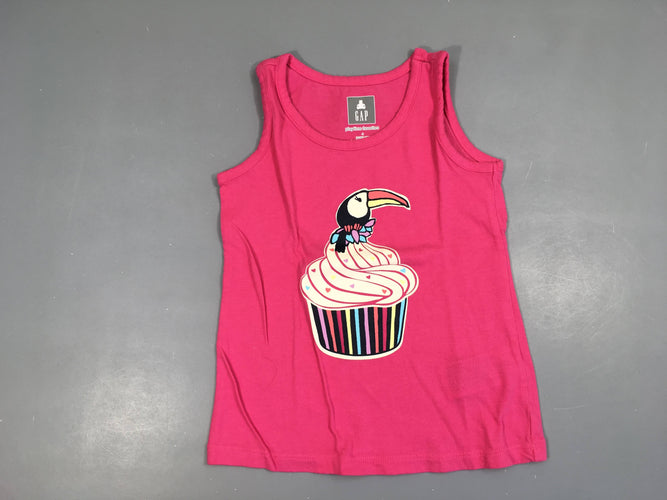 T-shirt s.m rose toucan cupcake, moins cher chez Petit Kiwi