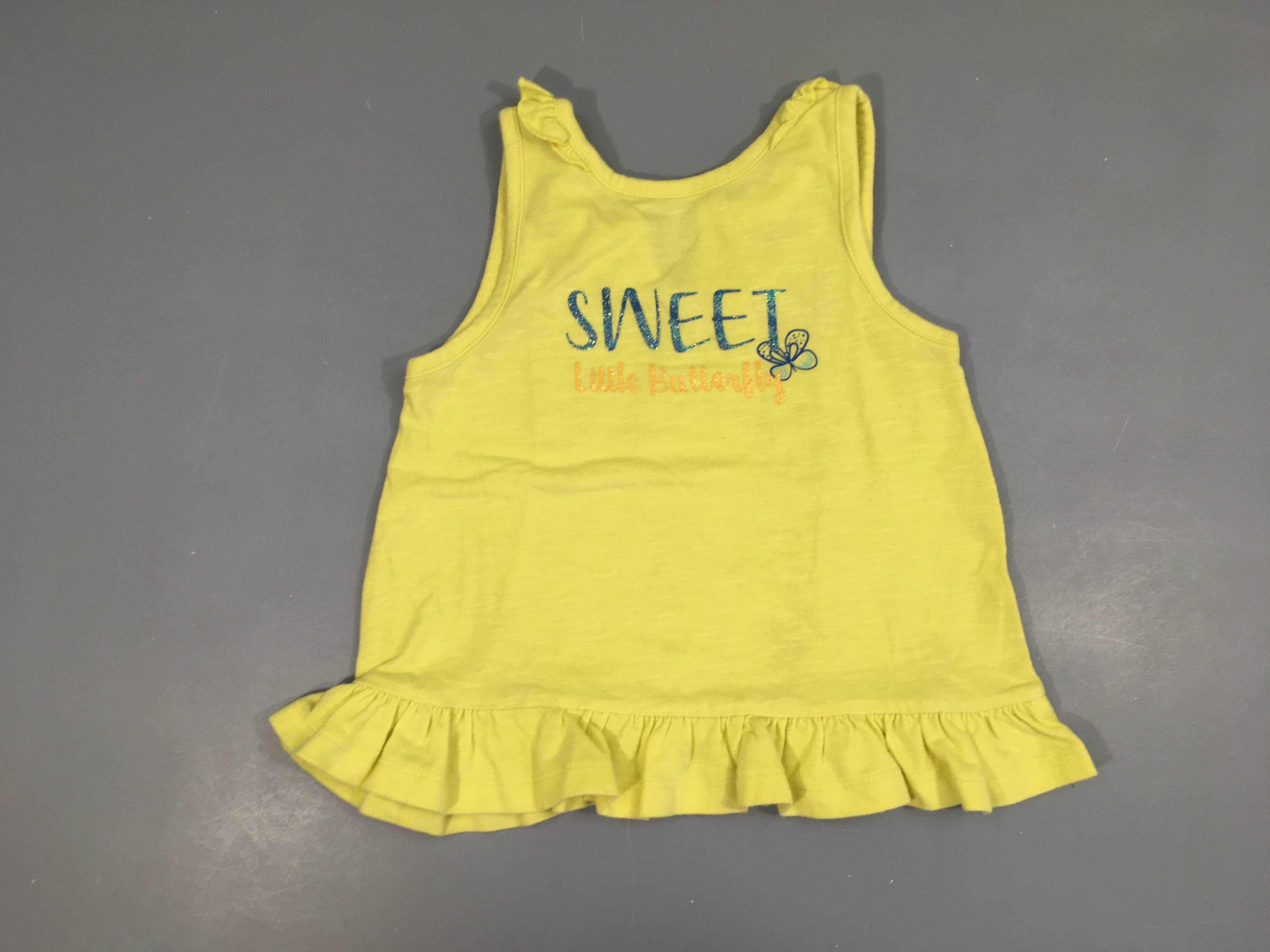 T-shirt s.m jaune flammé sweet