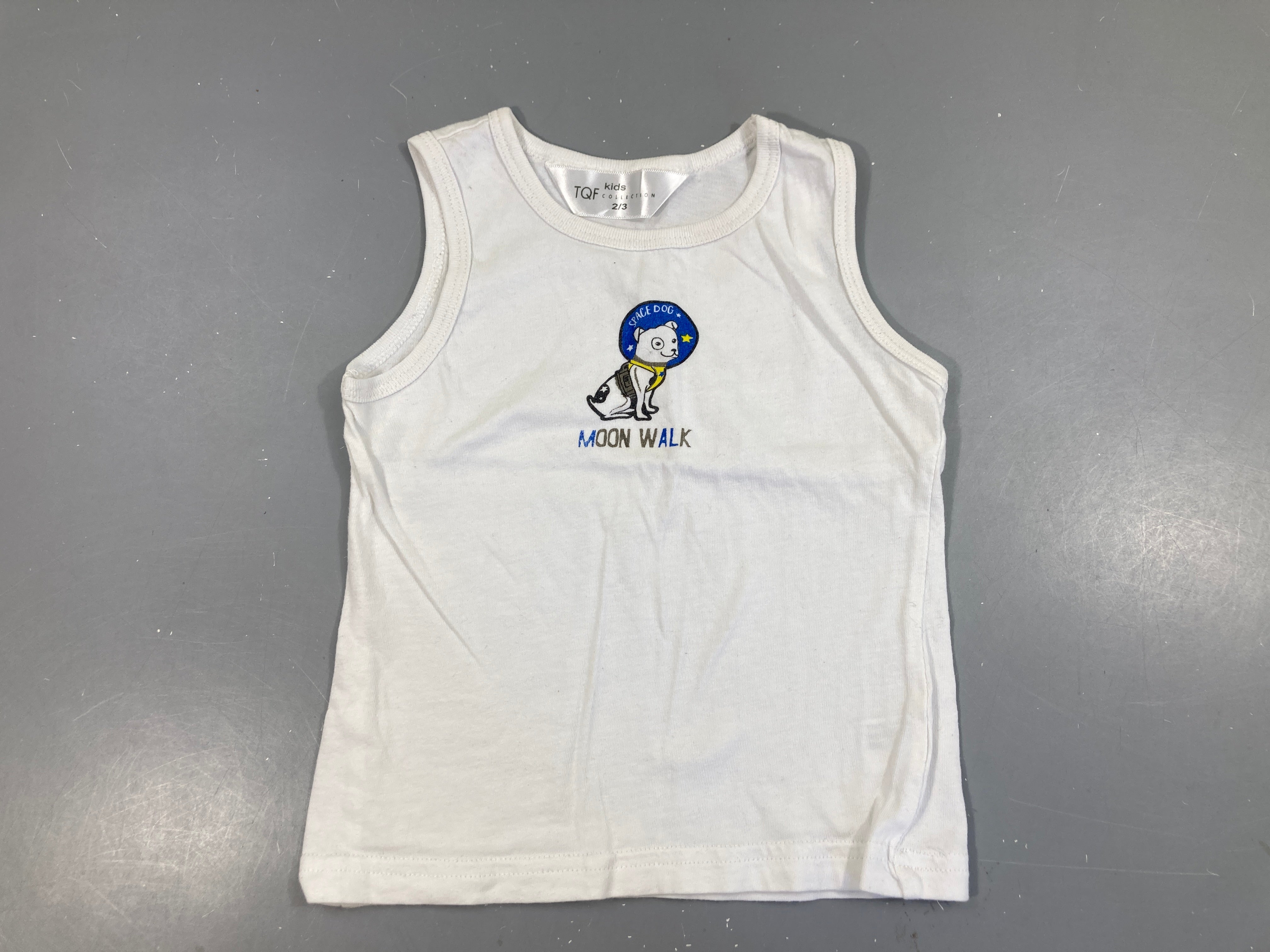 Chemisette blanche Chien Moon Walk