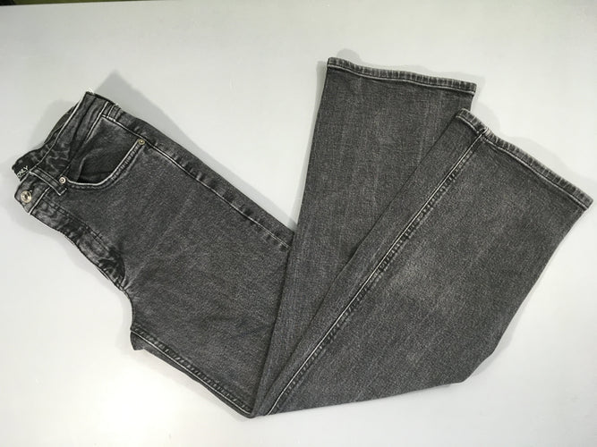 Jeans gris foncé 27-30-Poches légèrement gondolées arrière, moins cher chez Petit Kiwi