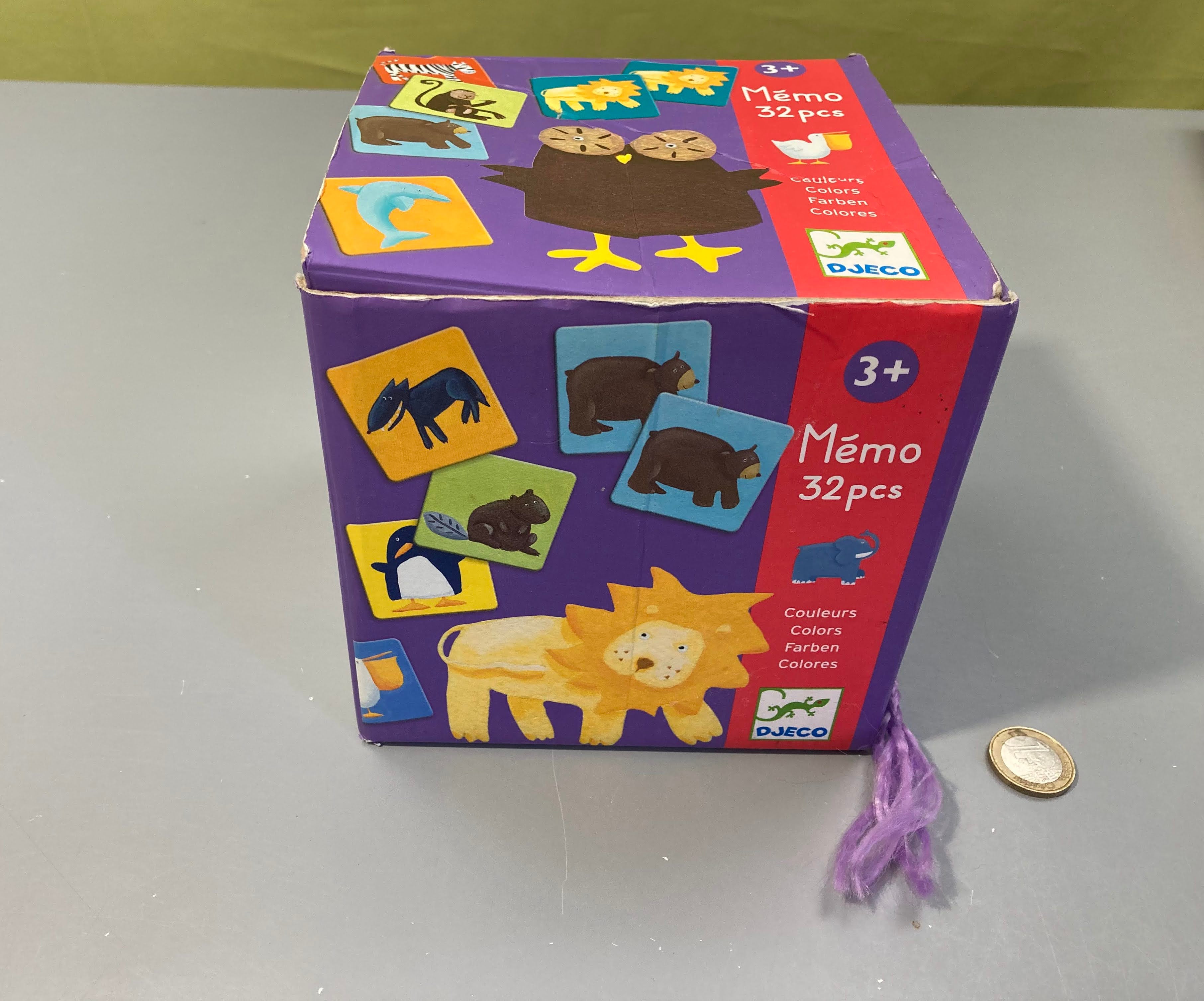 Mémo couleurs, 32pcs, +3a