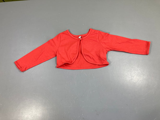 Gilet crooped orangé, moins cher chez Petit Kiwi