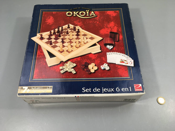 Set de jeux 6 en 1, +7a Okoïa, moins cher chez Petit Kiwi