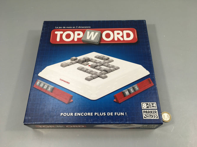 TopWord, le jeu de mots en 3 dimensions, +8a, moins cher chez Petit Kiwi