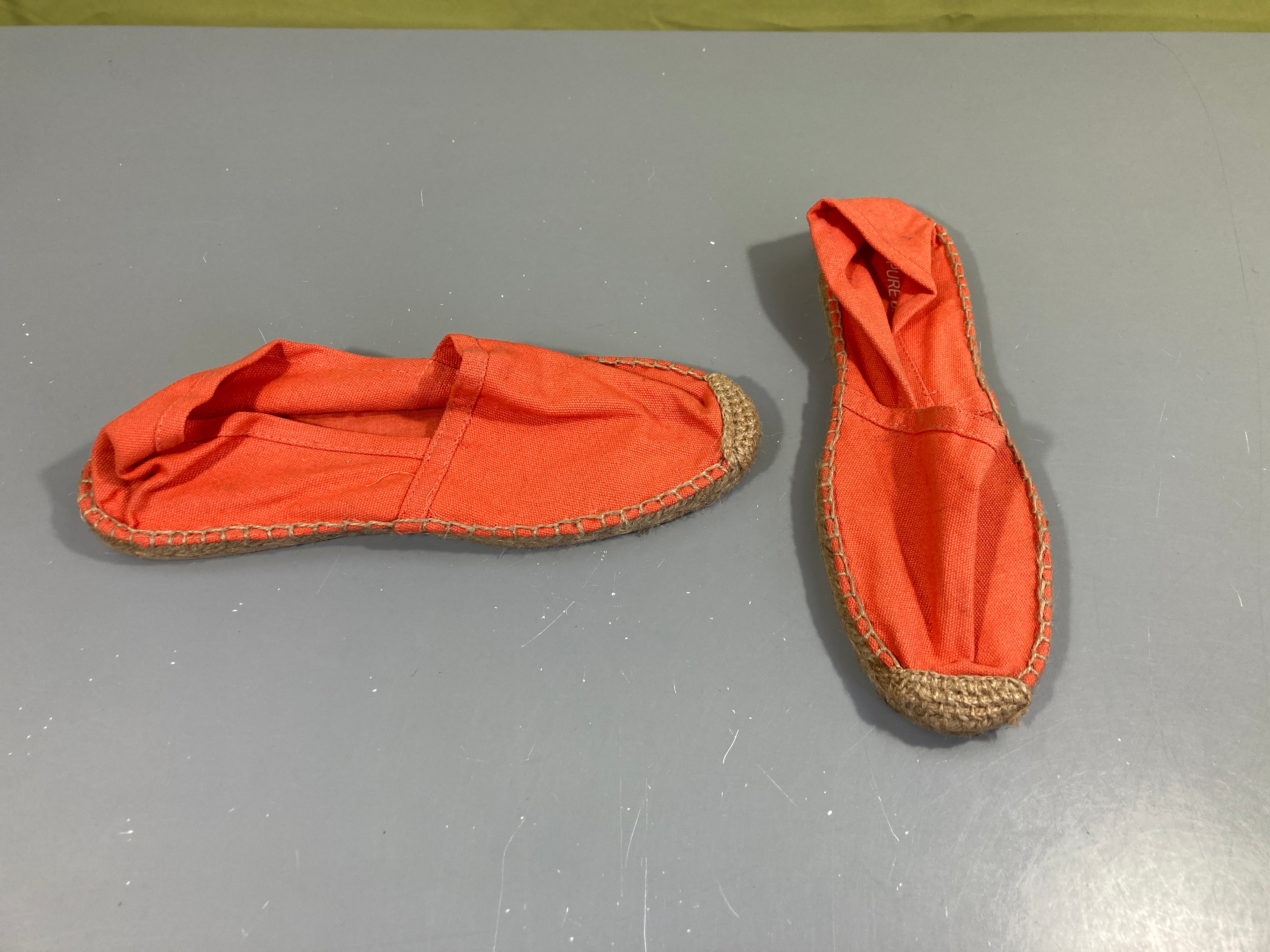 Espadrilles oranges