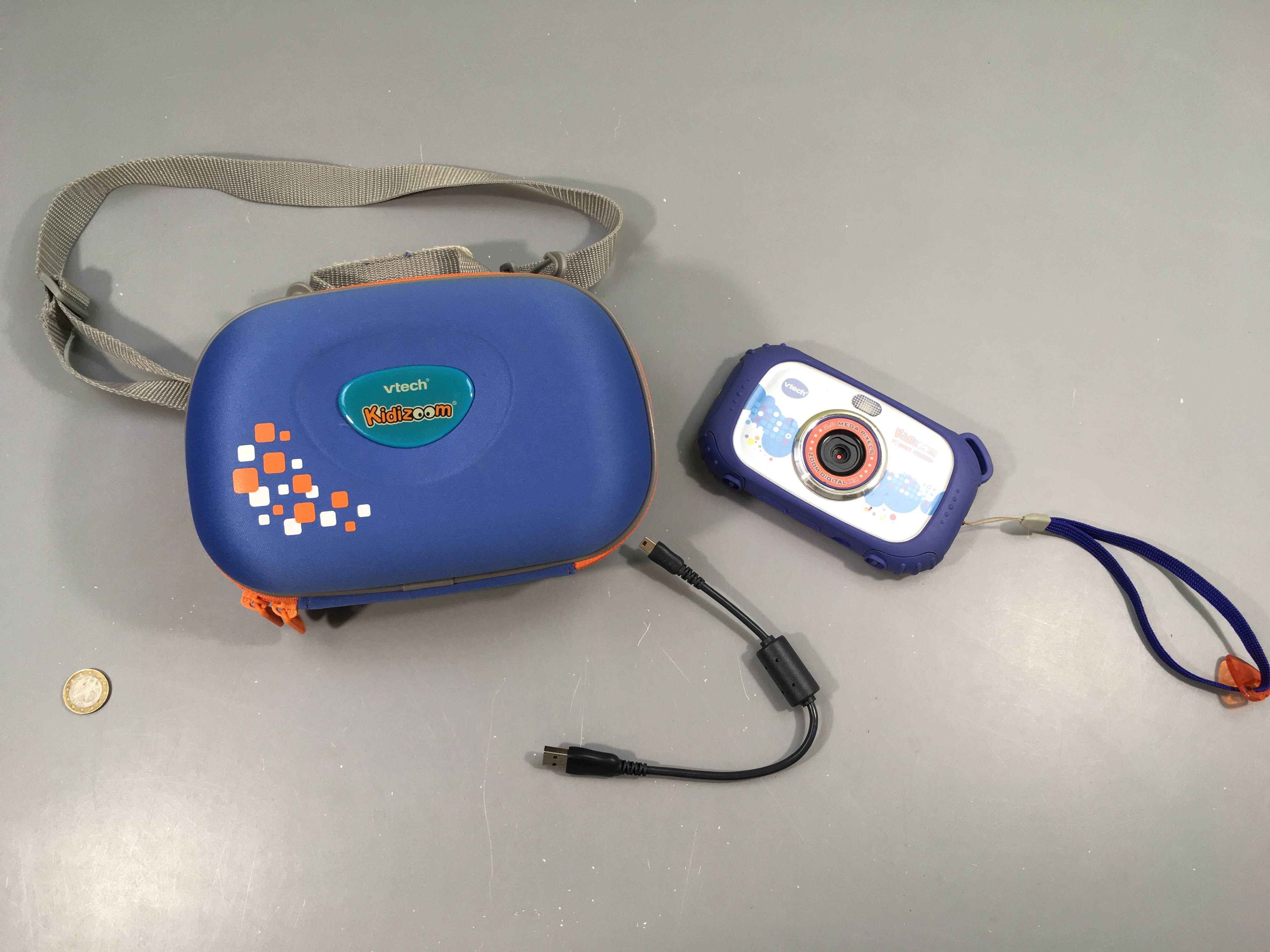 Kidizoom touch connect bleu avec valisette - fonctionne