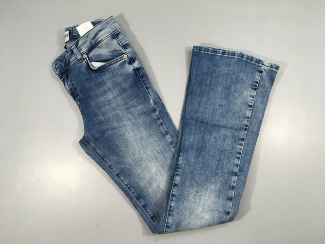 Jeans boot cut clair, moins cher chez Petit Kiwi