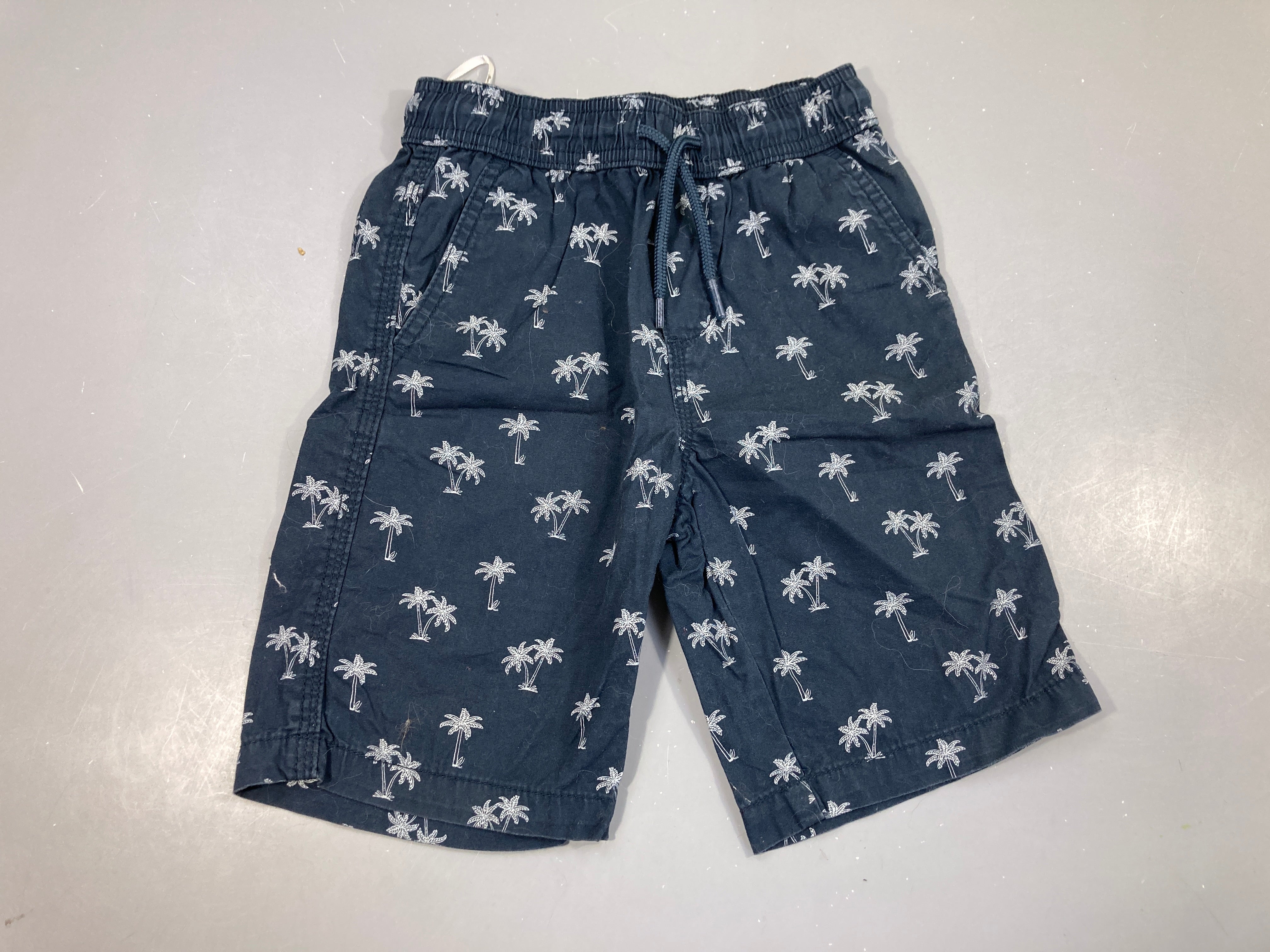 Bermuda bleu marine palmiers