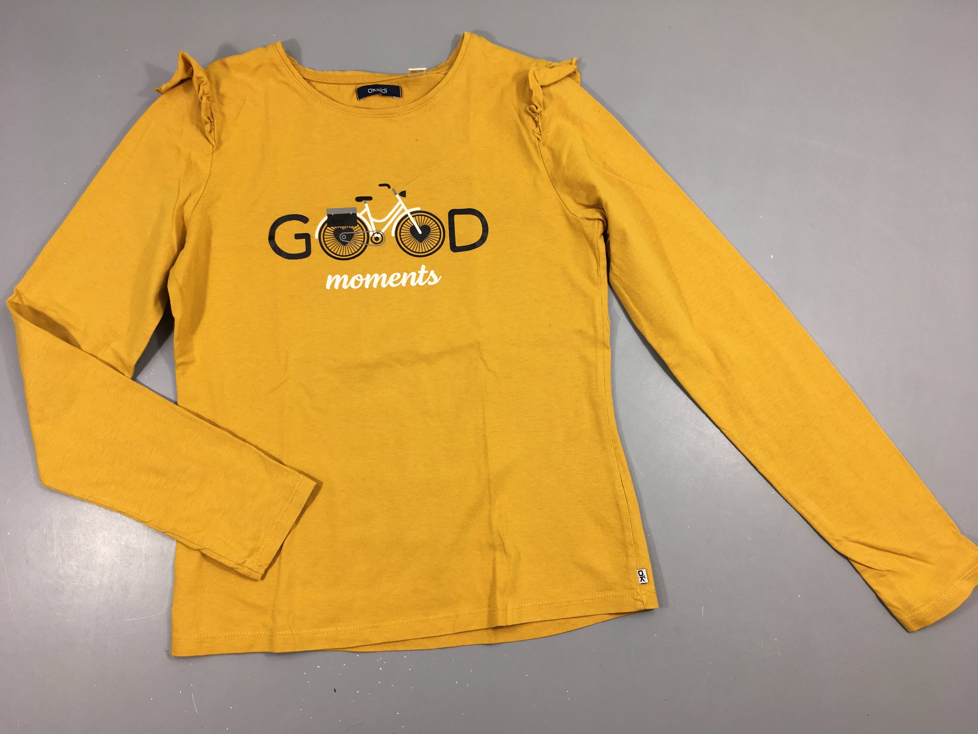 T-shirt m.l orange Goog vélo