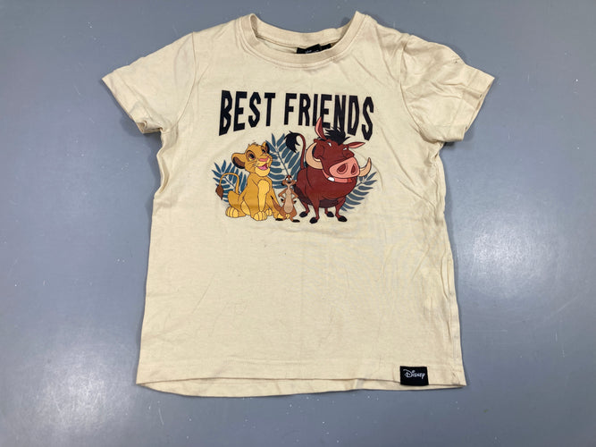 T-shirt m.c jaune Roi Lion, moins cher chez Petit Kiwi