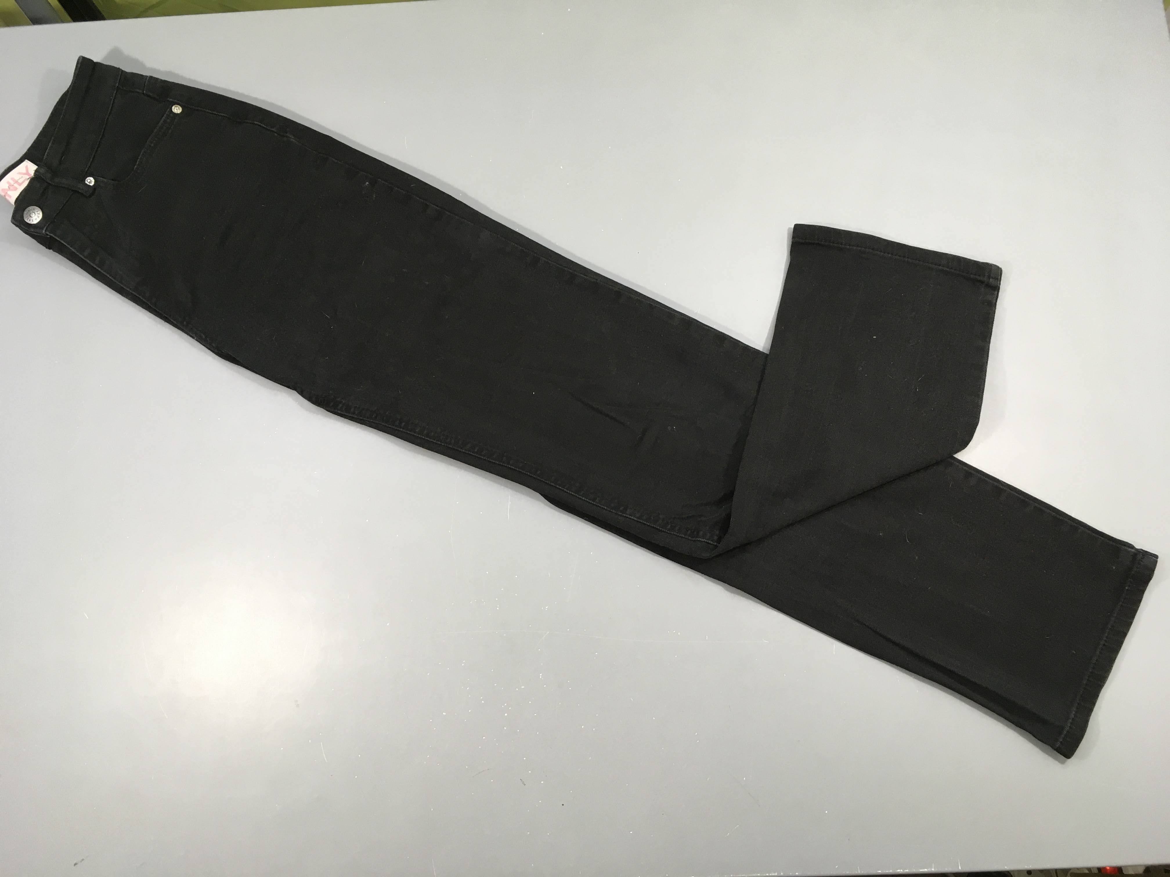 Jeans Straight noir, 25/32