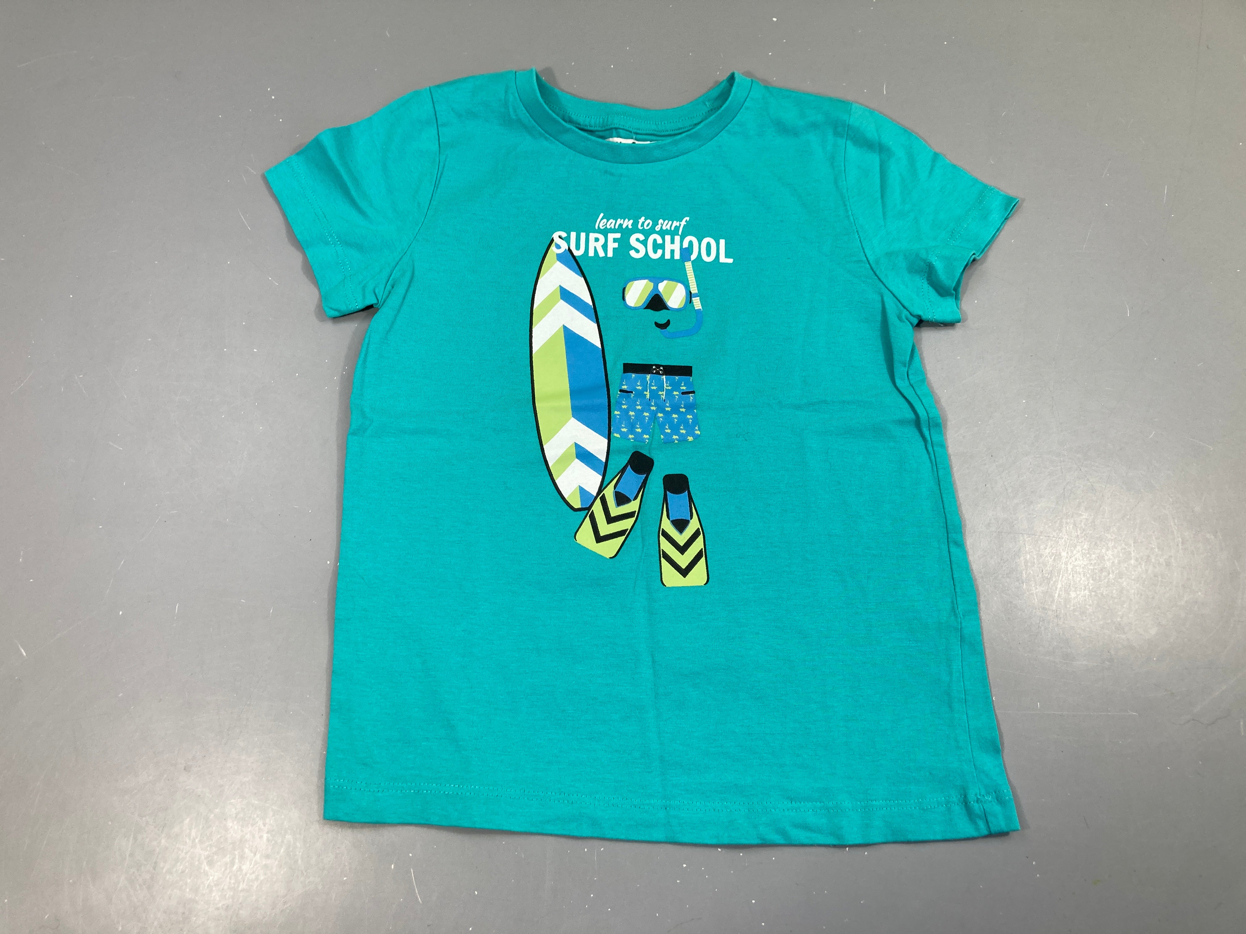 T-shirt m.c bleu Surf school