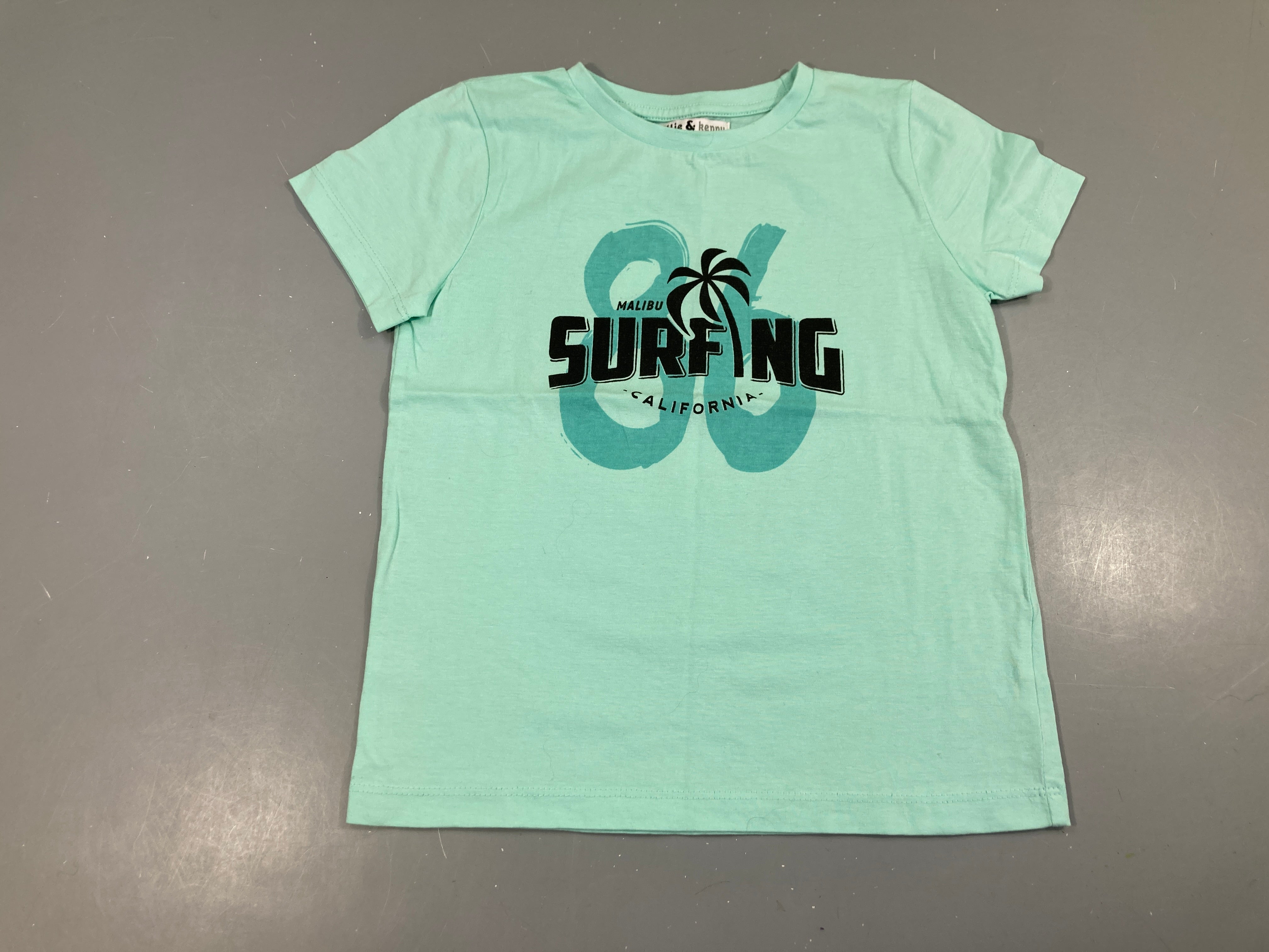 T-shirt m.c turqoise Surfing