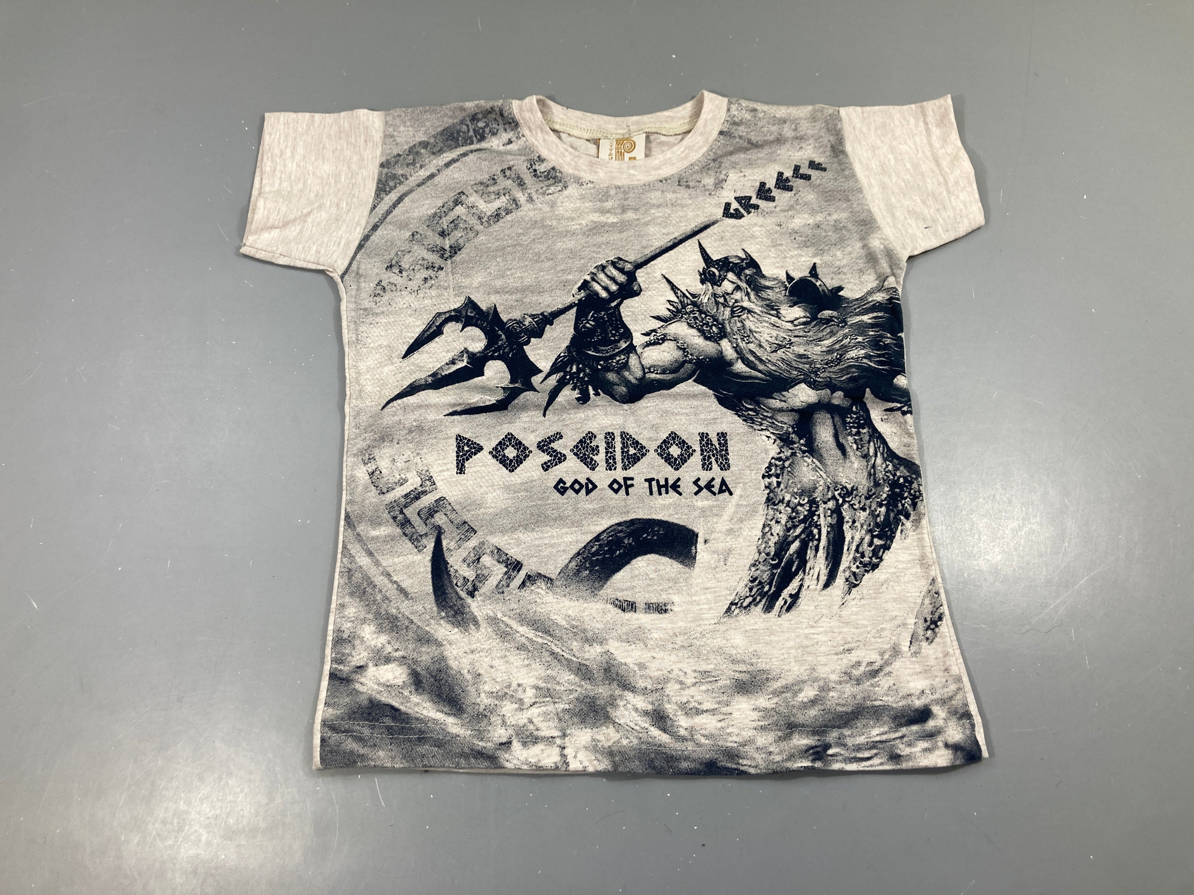 T-shirt m.c gris chiné Poseidon