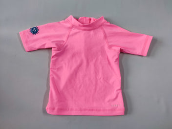 T-shirt m.c rose fluo anti-uv UPF 50+
